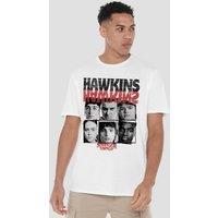 Stranger Things Hawkins Upside Down T-Shirt, White | Size: 3XL