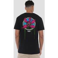 Stranger Things Demogorgon Checker Front Back T-Shirt, Black | Size: 4XL