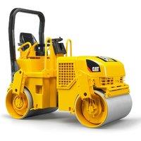 Bruder CAT Asphalt 1:16 Yellow Drum Compactor