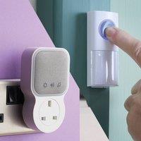 Coopers of Stortford Plug In Wireless Doorbell with 30 Ringtones & Adjustable Volume in White