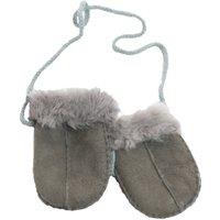 Eastern Counties Leather Sheepskin Mittens in Grey