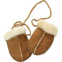 Eastern Counties Leather Sheepskin Mittens in Beige