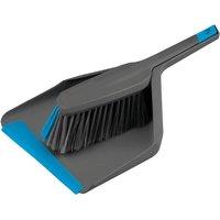 Groundsman Deluxe Dustpan & Brush in Grey
