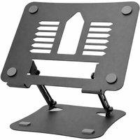 Futura 11 to 17 inch Laptop Stand Portable Adjustable, Foldable Laptop Holder in Grey