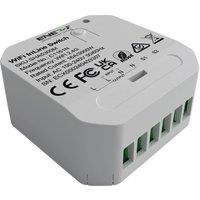 ENER-J Smart Home WiFi & BLE 1 Gang Light Switch Module Single in White | Size: 1000mm x 1000mm