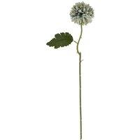 Hill Interiors Chrysanthemum Artificial Flower in Pale Green