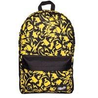 Pokemon Pikachu All-over Print Basic Backpack, Yellow/Black (BP835151POK) in Black