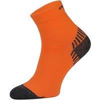 COMODO Men's 1 Pack Low Cut Ankle Compression Running Socks in Burnt Orange | Size: 9-11