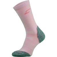 COMODO Men's 1 Pack Anti Blister Bamboo Hiking Socks for Summer in Pink | Size: 6-8