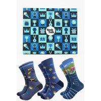 Sock Talk Men's Scuba Diver Sealife Bamboo Socks Gift Box Set | Size: 7-11
