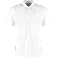 Kustom Kit Men's Micro Mesh Short-Sleeved Polo Shirt in White | Size: 2XL