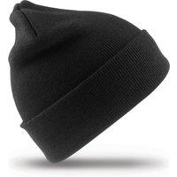 Result Men's Woolly Ski Hat in Black