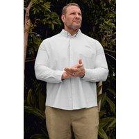 BadRhino Men's Stripe Oxford Shirt in Light Green | Size: 3XL