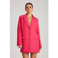 Urban Bliss Women's Oversized Blazer Dress in Pink | Size: 4