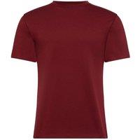 Calvin Klein Women's Ss Supima Chest Emb Crewneck Tee Red | Size: Large