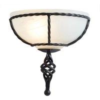 Netlighting Pembroke 1 Light Indoor Wall Uplighters Black E27