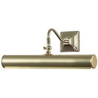 Netlighting Picture Light 2 Light Large Picture Wall Light Polished Brass E14 in Yellow