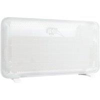 TCP 2000W White Infrared Convection Heater, Fast Heating & Sleek Design