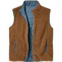 Atlas for Men Men's Reversible Padded Gilet in Brown | Size: 2XL