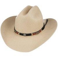 XPOSED Men's Classic Pure Wool Cowboy Hat For Western Style Enthusiasts in Tan | Size: XL