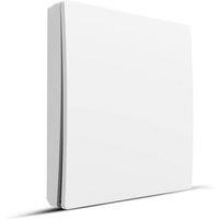 ENER-J 1-Gang Wireless Kinetic Wall Switch Battery-Free IP65 White | Size: 1000mm x 1000mm