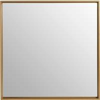 Orsina Ando Medium Square Gold Finish Wall Mirror