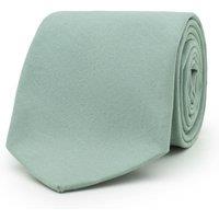 Roco Men's Childrens full length necktie, plain sage green tie, ages 4-16yrs