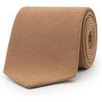 Roco Men's Childrens full length necktie, plain rust brown tie, ages 4-16yrs