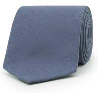 Roco Men's Childrens full length necktie, plain vintage blue tie, ages 4-16yrs in Dark Blue