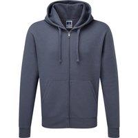 Russell Men's Authentic Full Zip Hooded Sweatshirt Hoodie in Grey | Size: 2XL