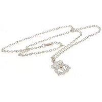 Liverpool FC Men's Crest Silver Plated Pendant & Chain