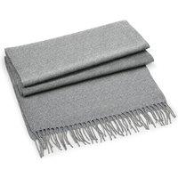 Beechfield Men's Classic Woven Oversized Scarf in Grey