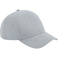 Beechfield Men's Cotton 5 Panel Baseball Cap in Light Grey