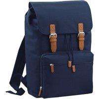 Bagbase Men's Vintage Laptop Backpack in Navy