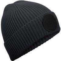 Beechfield Men's Patch Circular Patch Beanie in Grey