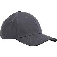Beechfield Men's EarthAware 6 Panel Cotton Baseball Cap in Grey