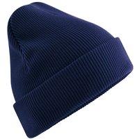 Beechfield Men's Original Cotton Cuffed Beanie in Navy