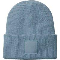 Beechfield Men's Tonal Patch Cuffed Beanie in Duck Egg Blue