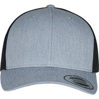 Flexfit Men's Retro Two Tone Trucker Cap in Mid Grey