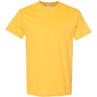 Gildan Men's Heavy Cotton Short-Sleeved T-Shirt in Bright Yellow | Size: 3XL