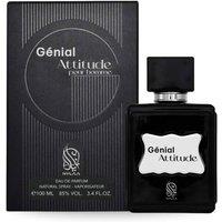 Nylaa Men's Genial Attitude 100ml Eau De Parfum Fragrance for Men in Clear
