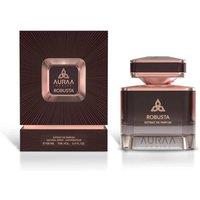 Auraa Desire Men's Robusta Extrait De Parfum 100ml Woody Powdery Fresh Perfume for Men in Clear