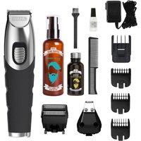 Wahl Men's 8 in1 Beard & Stubble Trimmer Grooming Kit in Black