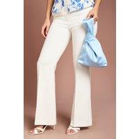 Coast Women's Sandra Satin Wristlet Pouch in Blue