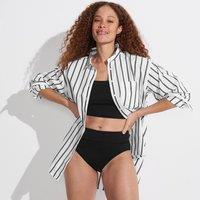 Lands' End Women's Foldover Bikini Bottoms in Black | Size: 12