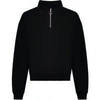 AWDis Women's Cropped Sweatshirt in Midnight | Size: 2XS