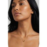 MUCHV Women's Horseshoe Pendant Necklace in 18k Gold or Silver