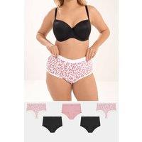 Yours Women's 5 Pack Floral Full Briefs | Size: 14-16