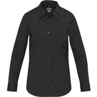 Elevate NXT Women's Poplin Shirt in Black | Size: 2XS