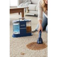Living and Home 2-tank Portable Carpet Upholstery Cleaner w/ 2 Separation Tanks (50.7oz Clean/27oz Dirty) for Pets / Home Spot Vacuum Cleaner in Blue